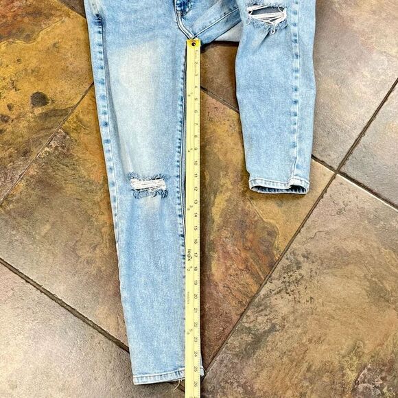 Forever 21 Kids Distressed Jeans Junior 13/14 - Picture 4 of 8